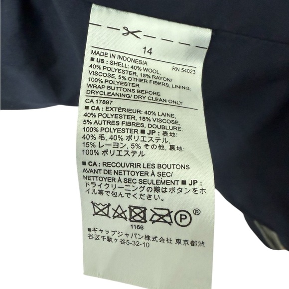 New Banana Republic Wool Light Gray Women's Blazer Size 14 - Picture 7 of 10